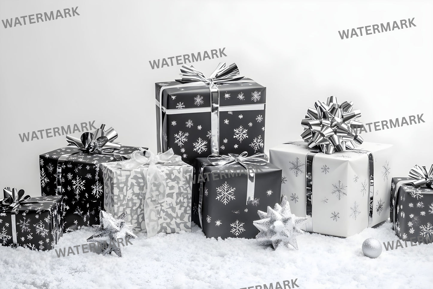 Christmas Backdrops Photography, Holiday Photo Backgrounds, Gift Display Digital Backdrop, Winter Scene, Festive Photography, Christmas Gift Display