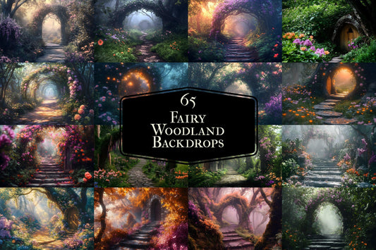 Fairy Woodland Backdrops ��������� Magical Digital Backgrounds - Enchanted Magical Forest Backgrounds - Fantasy Wallpapers - 3:2 Wallpapers