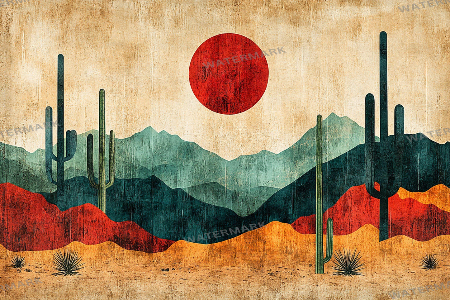Modern Desert Geometry Backdrops, Abstract Digital Backgrounds, Minimalist Landscape Photography, Geometric Architectural Composites