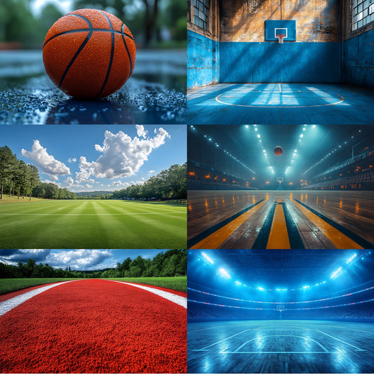 Sports Photography Backdrop Bundle, Action Photo Backgrounds, Digital Download for Athlete Portraits, Team Photo Day, Ratio