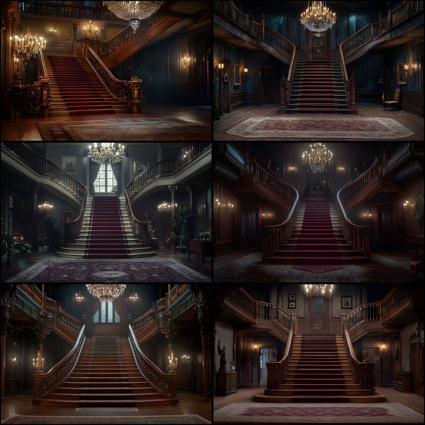 Elegant Staircase Digital Backdrop, Grand Stairway Photography Background, Luxury Interior Photo Prop, High-Resolution Image