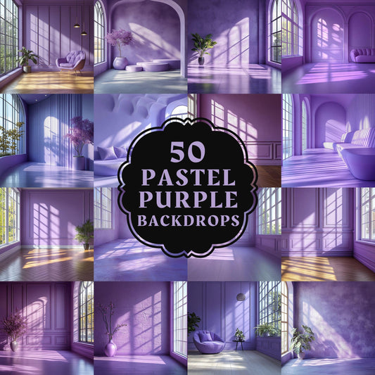 Purple Digital Backdrop, Maternity Overlays, Pastel Purple Backdrop, Purple Background, Pastel Panel Wall Backdrop, Boho