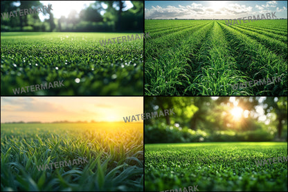 Sporty Green Field Backdrop for Photography, Lush Background, Digital Download for Sports Portraits, Team Photos, and Action Shots