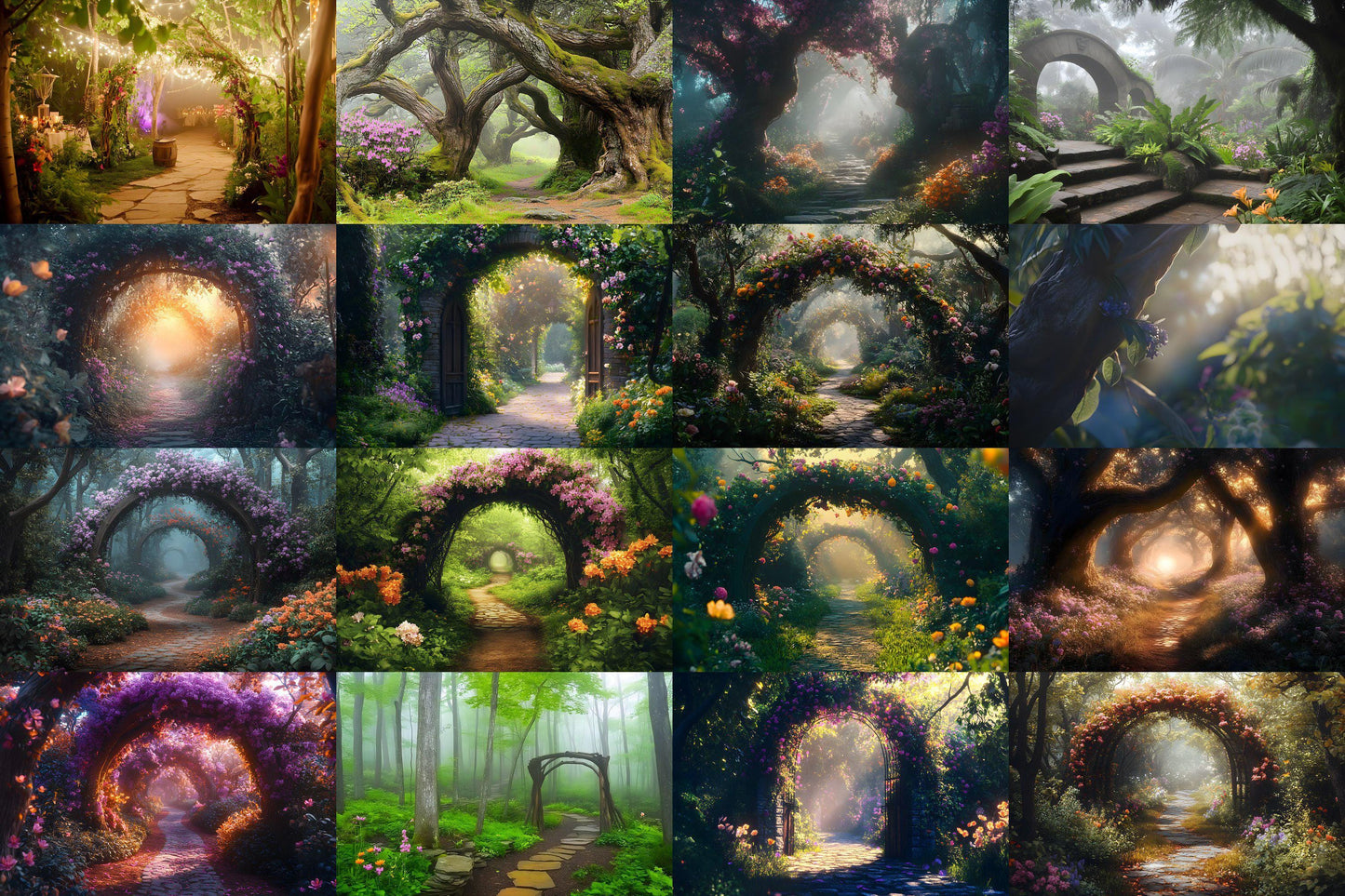 Fairy Woodland Backdrops ��������� Magical Digital Backgrounds - Enchanted Magical Forest Backgrounds - Fantasy Wallpapers - 3:2 Wallpapers