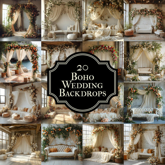 Wedding Floral Backdrops - Digital Backdrops Wedding Overlay Maternity Digital Backdrops Floral Overlays Backdrop Photoshop Overlays Texture