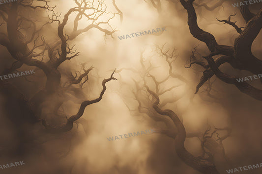 Spooky Forest Digital Photography Backdrops - Dark Woods Photoshop Overlays - Halloween Fantasy Backgrounds - Digital Master Composites