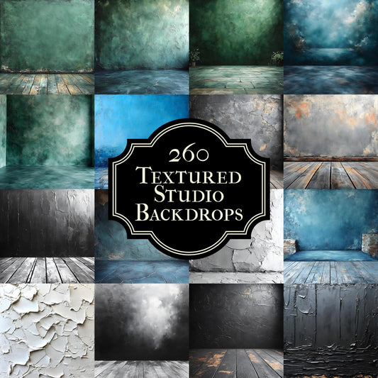 Textured Studio Backdrops - High-Quality Digital Backgrounds for Photography, Photoshop Overlays & Portrait Sessions