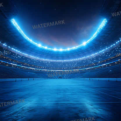 Sports Stadium Digital Backdrop, Empty Arena Background for Photography, Photo Overlay, Sports Team Fan Photo, Action Shot Composite