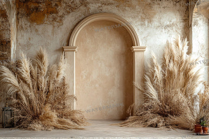 Boho Beige Backdrops - Neutral and Elegant Archway Digital Backdrops, Photoshop & Master Overlays - Wedding and Maternity Backdrops