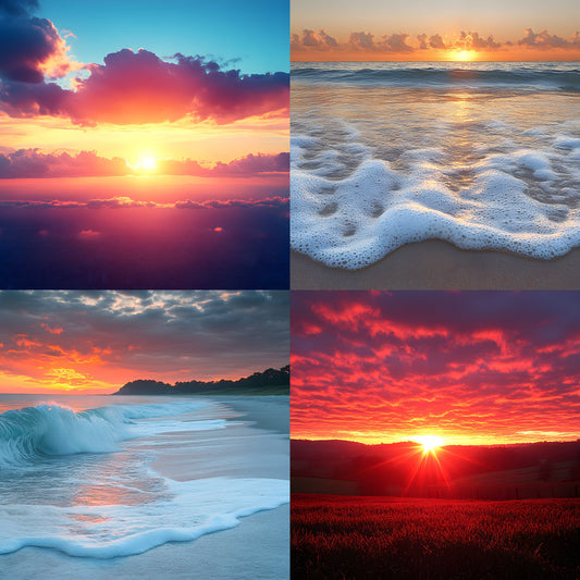 Sunset Photography Backdrop, Golden Hour Digital Background for Photographers, Warm Light , Dreamy Sky Photo Prop, Portrait Photography
