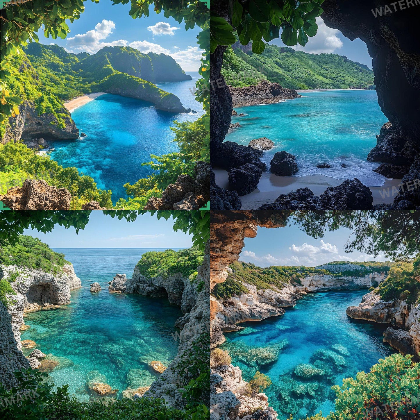 Hidden Cove Digital Backdrops for Photography, Fine Art Portrait Backgrounds, Photoshop Overlays ,Studio, Maternity & Wedding Photography