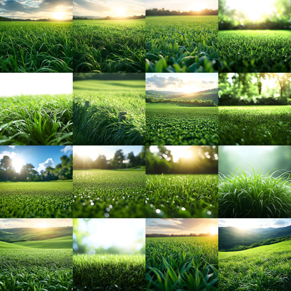 Sporty Green Field Backdrop, Lush Backgrounds, Digital Photography Backdrops for Sports Portraits, Team Photo Day, High Resolution Images