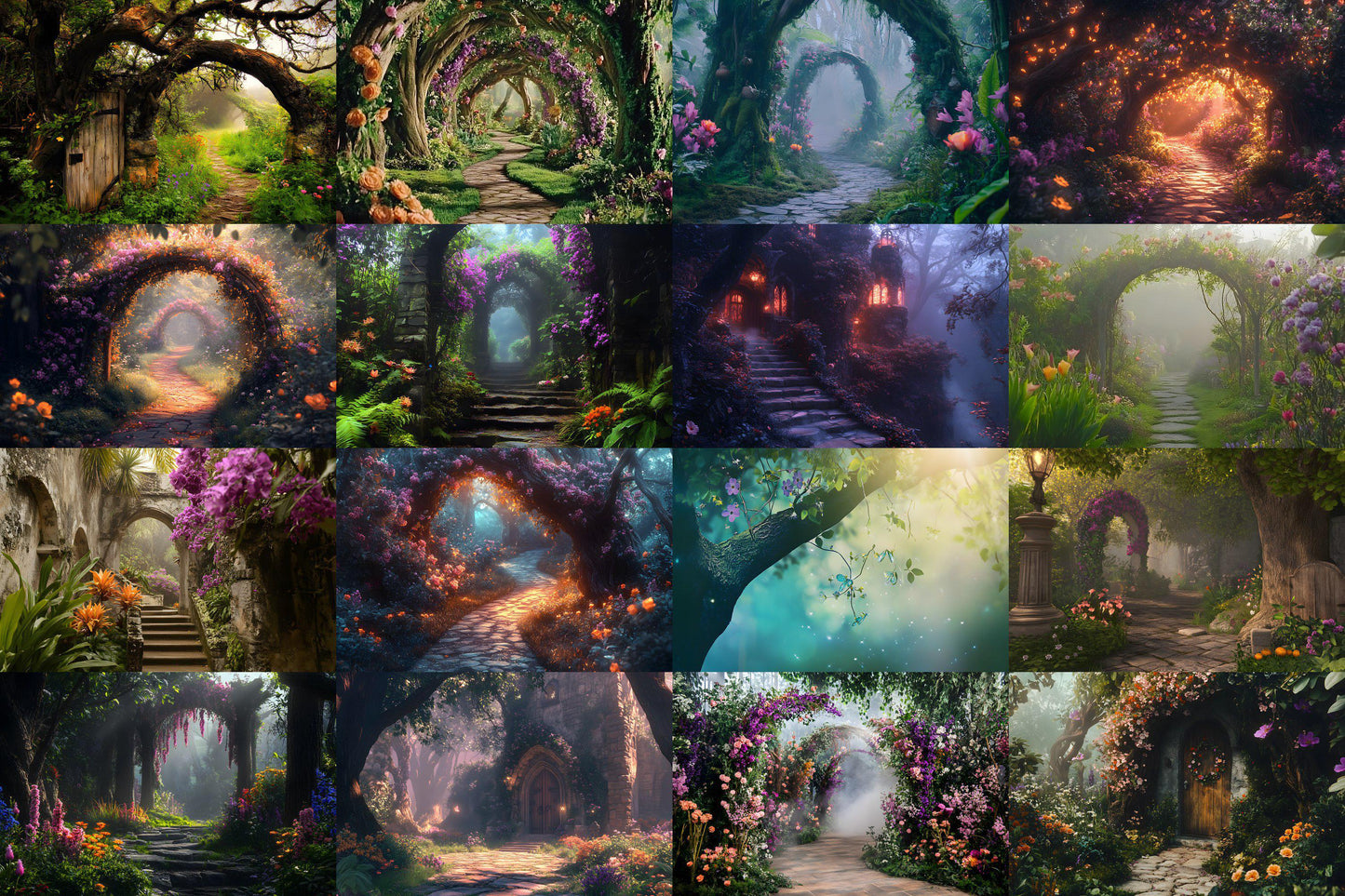 Fairy Woodland Backdrops ��������� Enchanted Paths and Arches - Wedding Backdrops, Maternity Backdrops, Fairytale Backgrounds