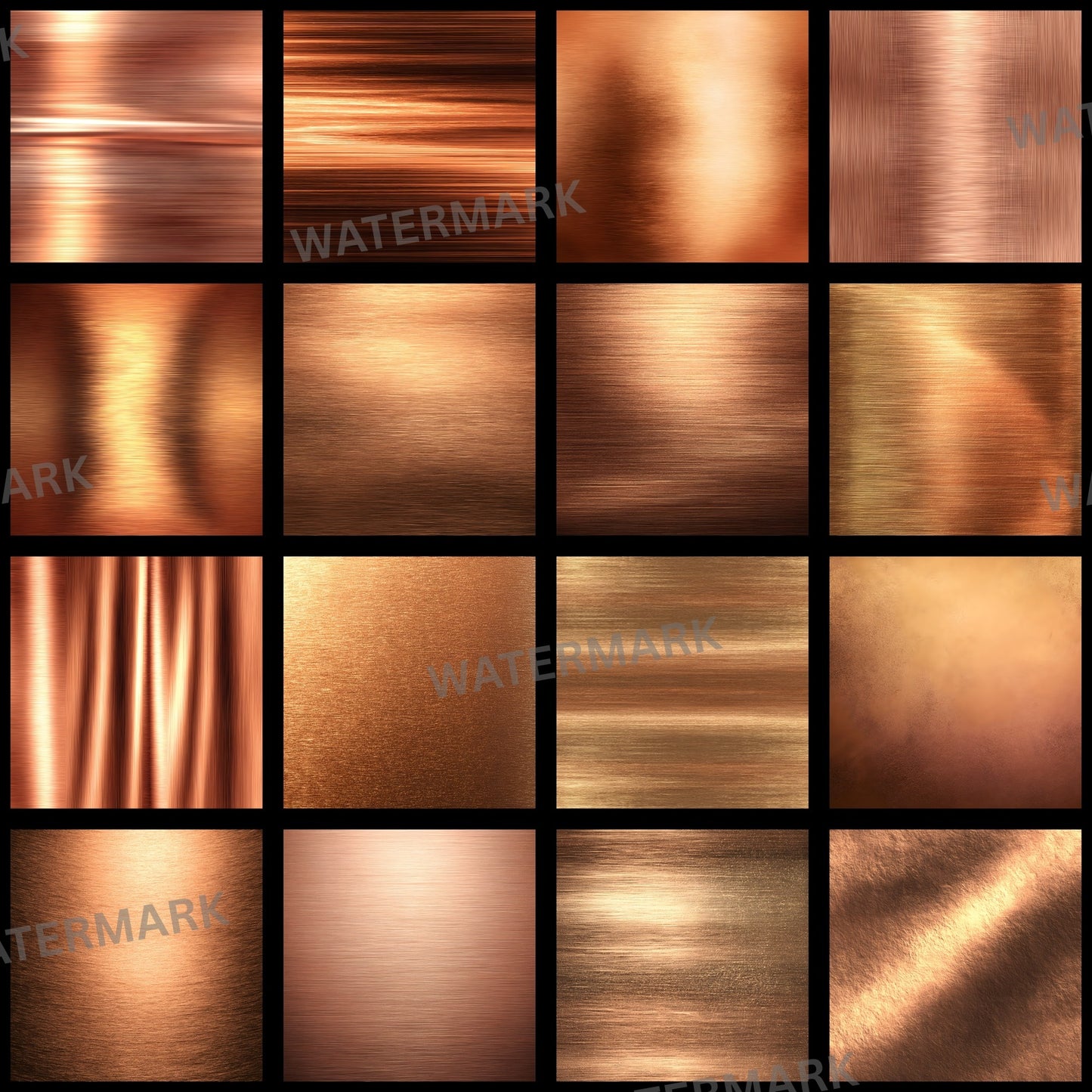 Bronze Copper Shimmer Digital Backdrop, Metallic Texture Photography Background, Abstract Art Portrait Photo Booth Prop, Square Format Shimmering Design