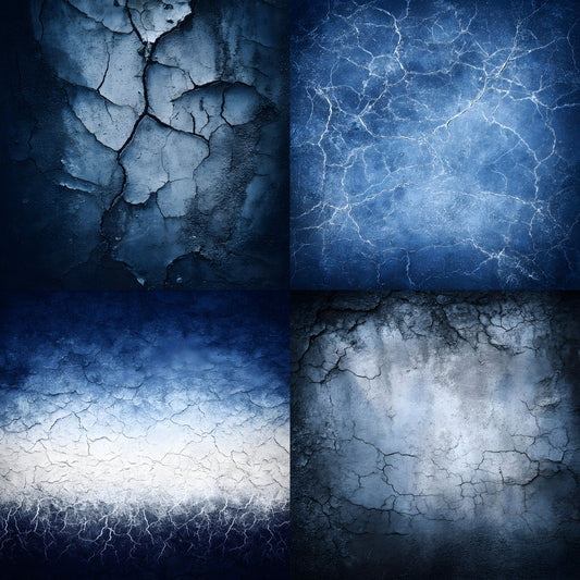 Blue White Dark Photography Backdrop, Moody Portrait Background, Abstract Texture Digital Download, Fine Art Photography, Image