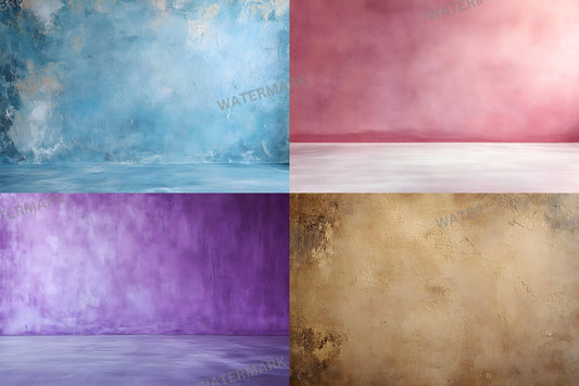 Textured Photography Backdrops - Backdrop Set with 9PNG Images - 00x00px Size 32 Ratio for Creative - Photography and Design