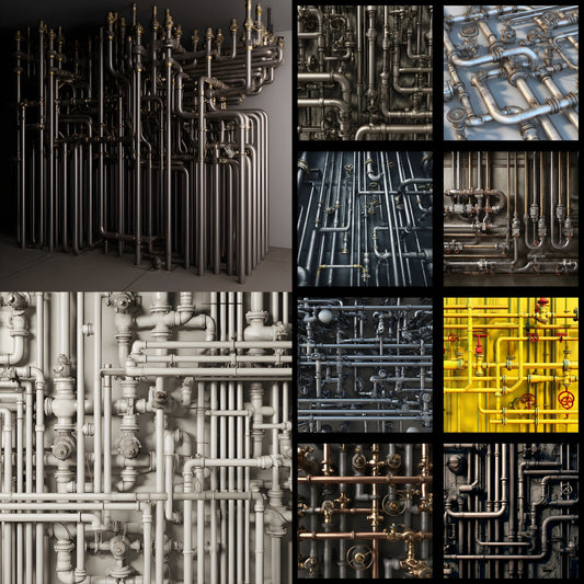 Interconnected Leather Bridges Digital Backdrop, Square Photography Background for Unique Portraits, Artistic Photo Overlays, High-Res Image Download