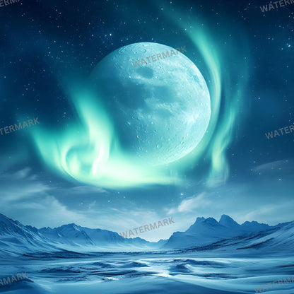 x96px Stunning Aurora Borealis Digital Backdrops for Portrait Photography  Master Photoshop Overlays