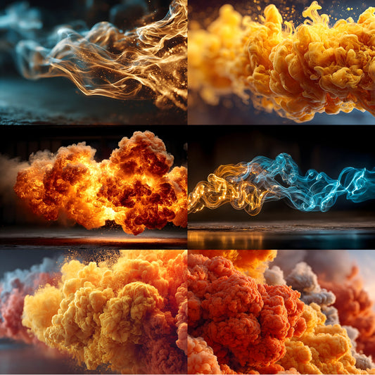 Orange Smoke Photography Backdrop, Abstract Texture Digital Background for Portraits, Photo Booth Prop, Artistic Overlays for Photoshop