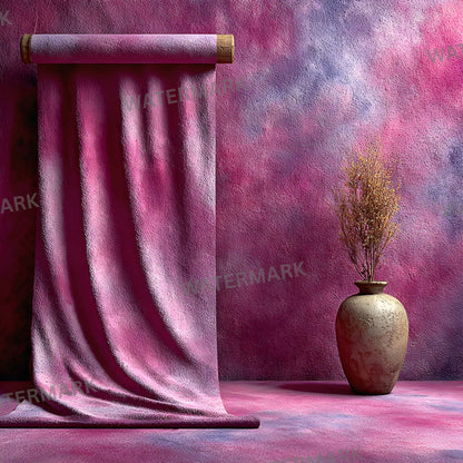 Abstract Painted Photography Backdrop, Artistic Fabric Texture Digital Background for Creative Portrait, Fine Art Photo Studio Prop, Square Format