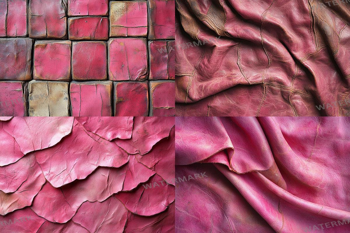 Weathered Pink Leather Backdrops for Photography Overlays  Warm PNGs for Artists  Designers  00x00px