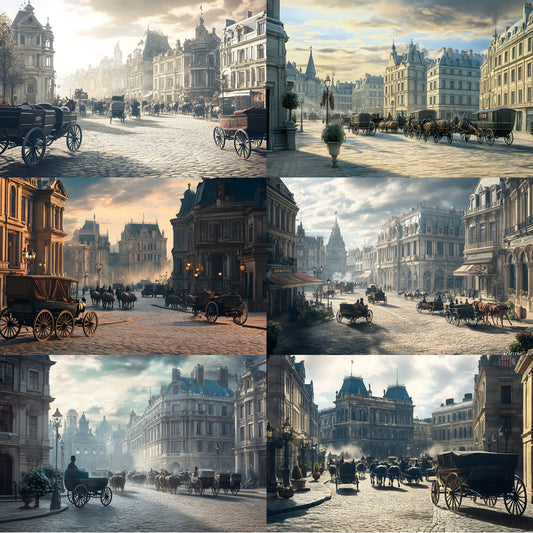 Victorian Street Scene Digital Backdrop, Old Town Photography Background, for Portrait Photoshoot, Historic Cityscape Digital Download