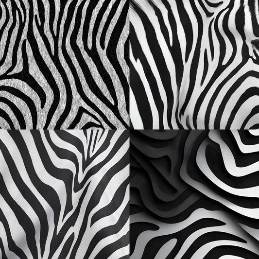 Zebra Print Digital Backdrop, Black and White Photography Background, Square Animal Pattern Photo Booth Prop, Fashion Design Texture Overlay