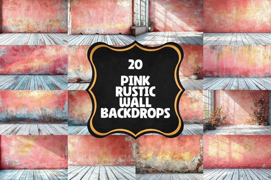 Rustic Pink Wall Backdrops for Photography  Digital Art  Textured PNGs 00x00px  Commercial Use Allowed