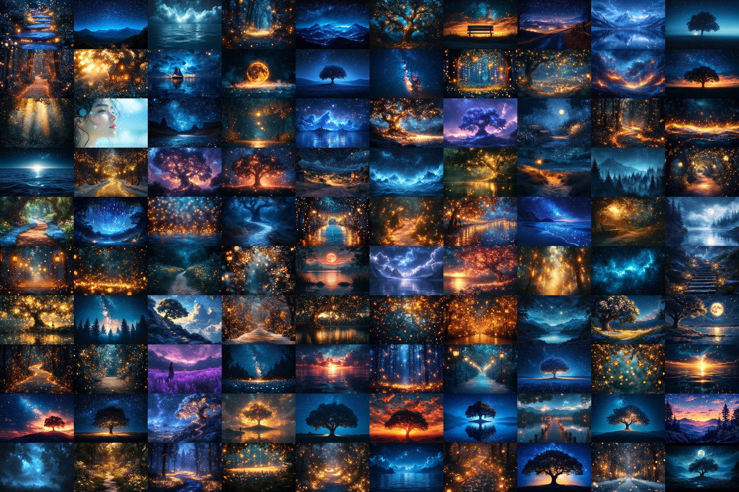 Starry Night Sky Backdrop: PNGs for Space Photo Editing, Celestial Photography Props, Galaxy Themed Digital Backdrops.