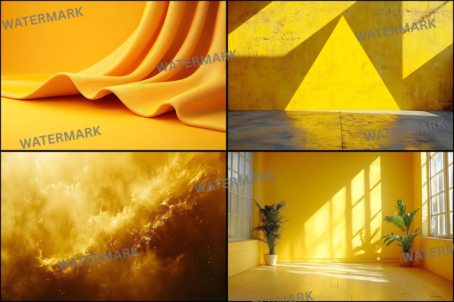 Yellow Photography Backdrop, Studio Material Backgrounds, Digital Download for Portrait Photography,Texture Photo Booth Prop