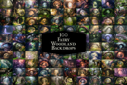 Fairy Woodland Backdrops ��������� Fantasy Floral Digital Scenery - Fairytale Visual Story Telling Backgrounds, Fantasy Wallpapers