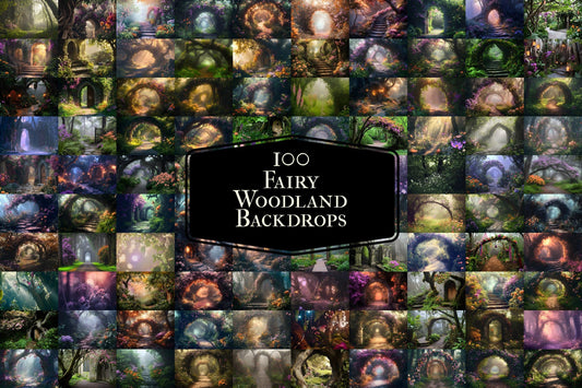 Fairy Woodland Backdrops ��������� Fantasy Floral Digital Scenery - Fairytale Visual Story Telling Backgrounds, Fantasy Wallpapers