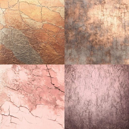 Shimmering Rose Gold Digital Backdrop, Elegant Photography Background for Portraits, Square Format Texture, Wedding & Newborn Photo Booth Prop