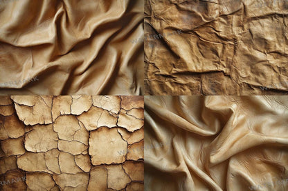 Beige Weathered Leather Digital Photography Backdrops PNGs - 00x00px Warm Aesthetic for Commercial Use