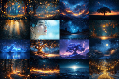 Starry Night Sky Backdrop: PNGs for Space Photo Editing, Celestial Photography Props, Galaxy Themed Digital Backdrops.