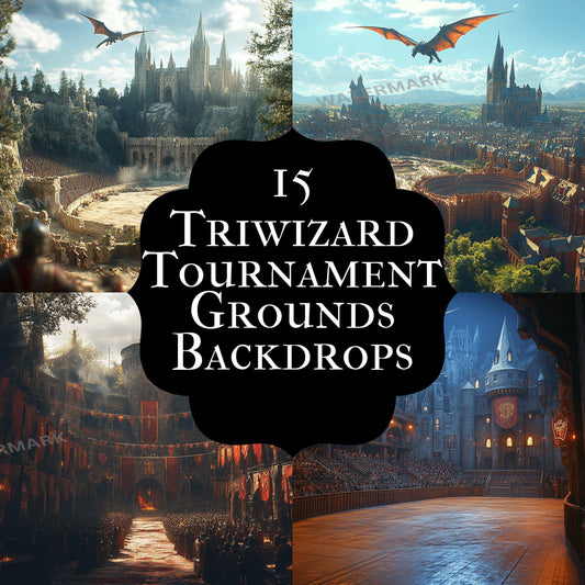 Triwizard Tournament Grounds Backgrounds ��������� Magical Arena-Inspired Backdrops, Fantasy - Themed Photoshop & Photography - School of Wizarding