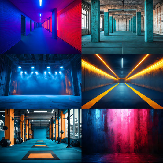 Crossfit Gym Backdrop, Fitness Studio Background, Workout Digital Backdrop, Exercise Photography Background, for Sports Photoshoots