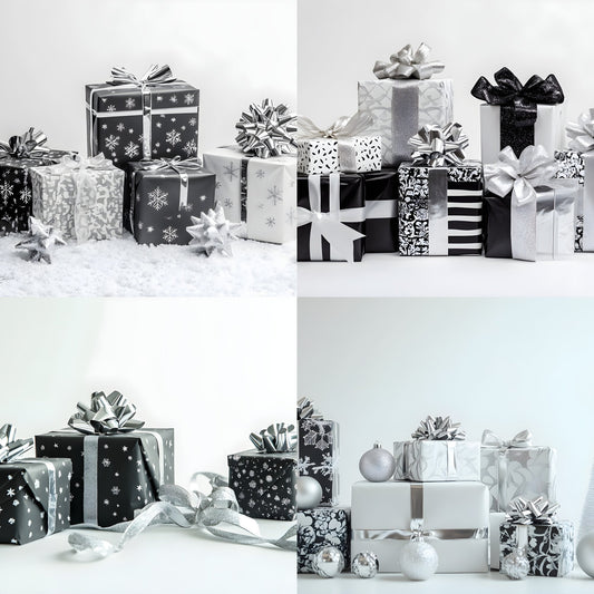 Christmas Backdrops Photography, Holiday Photo Backgrounds, Gift Display Digital Backdrop, Winter Scene, Festive Photography, Christmas Gift Display