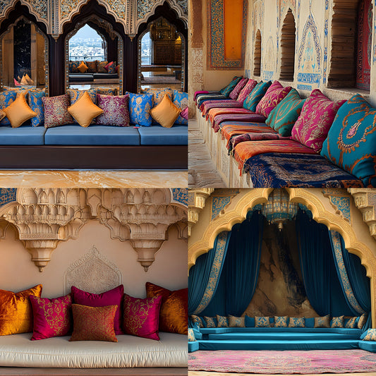 Sultan Palace Backdrop, Royal Seating Area Background, Photography Digital Backdrop, Photo Background, Arabian Nights Photo Prop
