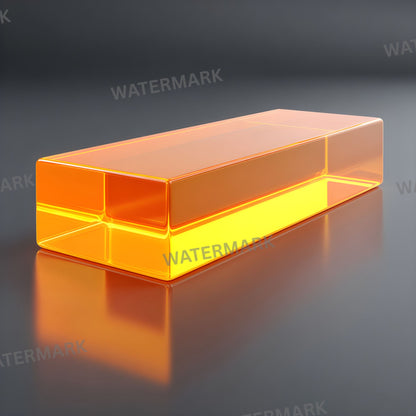 Orange Pedestal Photography Backdrop, Black Background, Square Photo Prop, Product Display Digital Background, Modern Still Life Photography