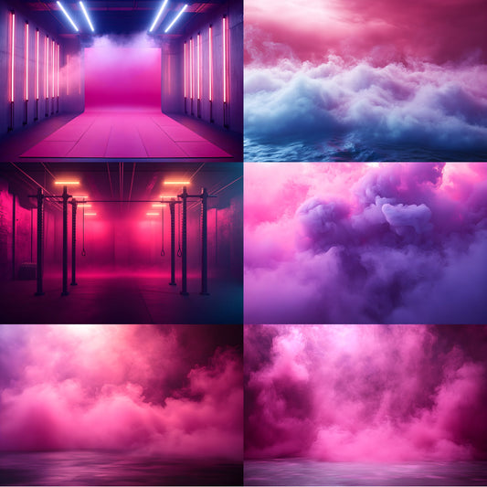 Fuchsia Sports Photography Backdrop, Full Stadium Background, Vibrant Digital Download for Sports Portraits, Action Photo Booth Prop