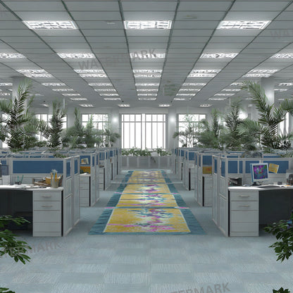 Office Cubicle Backdrop, Zoom Background, Professional Virtual Background, Modern Office Backdrop, Business Meeting Background, Corporate Backdrop