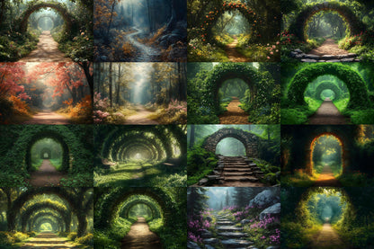 Enchanted Forest Backdrops, Photography ��������� Magical Forest Storytelling Backgrounds, Magic Woodland, Fairytale & Floral Backdrops