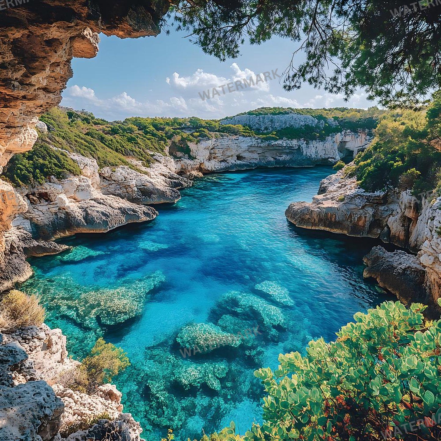 Hidden Cove Digital Backdrops for Photography, Fine Art Portrait Backgrounds, Photoshop Overlays ,Studio, Maternity & Wedding Photography