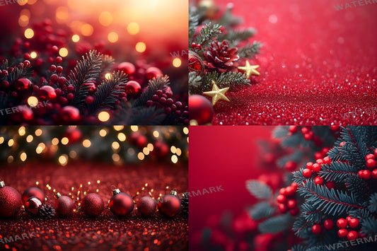 Christmas Backdrop, Digital Backdrop, Santa Christmas Backdrop For Kids Family, Festive Digital Download Christmas Background