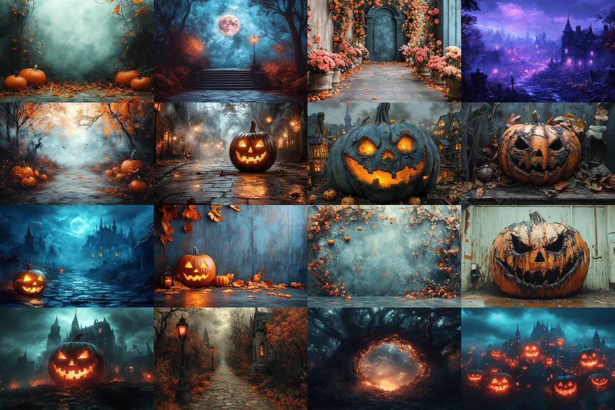 Halloween Monster View Backdrops for Photography  00x00px PNGs for Digital Art  Photo Editing  Commercial Use Allowed