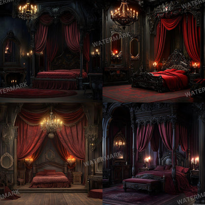 Gothic Photography Backdrops - 12 Digital Overlays for Stunning Studio Portraits Creative Photoshop Composites 96x96px