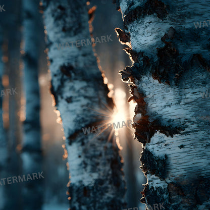 White Birch Forest Digital Backdrop, Grove Photography Background, Fairytale Scene, Photo Prop, Magical Woodland Portrait, SQBD