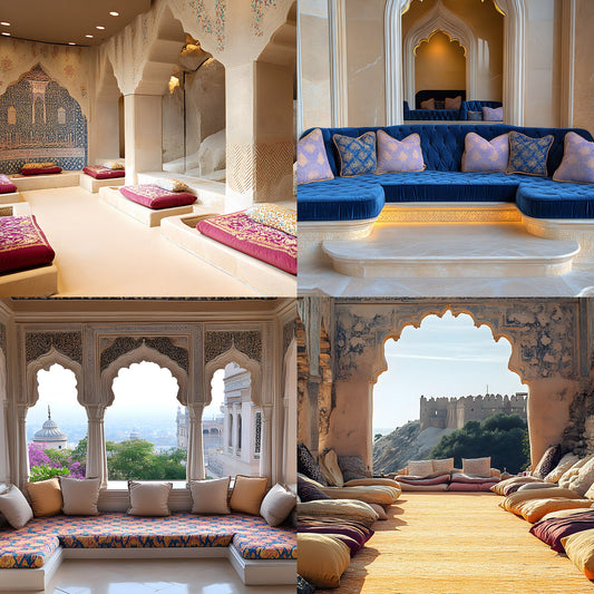 Sultan Palace Backdrop Collection, Royal Seating Area Digital Backgrounds, Photography, Luxurious Arabian Nights Theme, High-Res Images