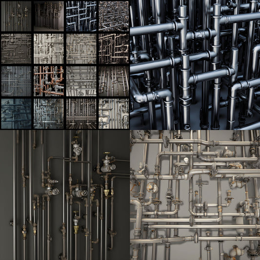 Interconnected Leather Bridges Digital Backdrop, Square Photography Background for Unique Portraits, Artistic Photo Overlays, High-Res Image Download